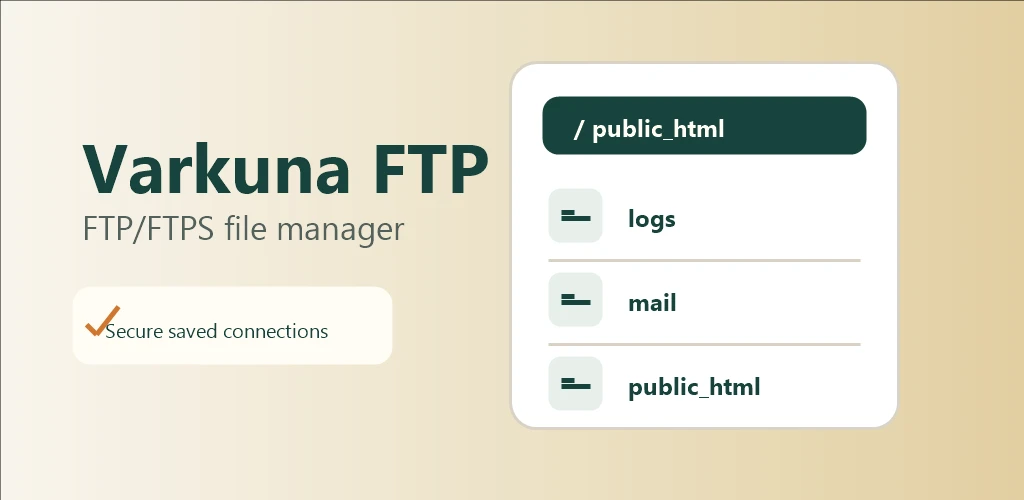 Varkuna FTP file management interface